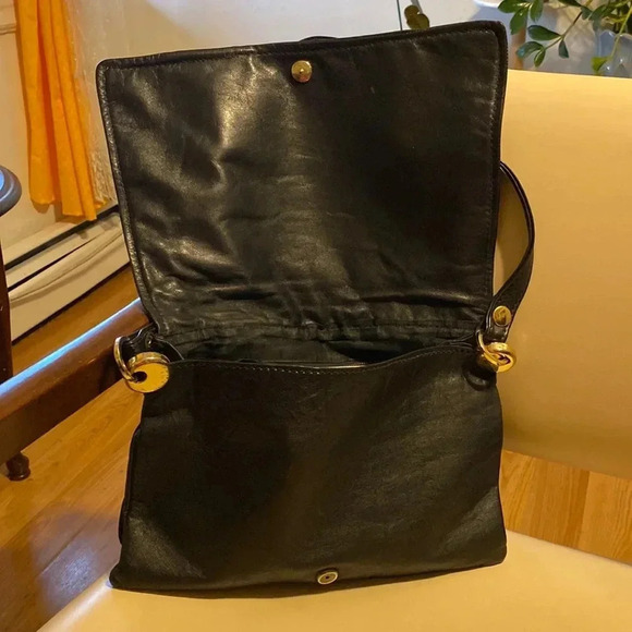 Vintage Genuine Leather Shoulder Bag Women - Great Condition - Very Elegant - Picture 10 of 16